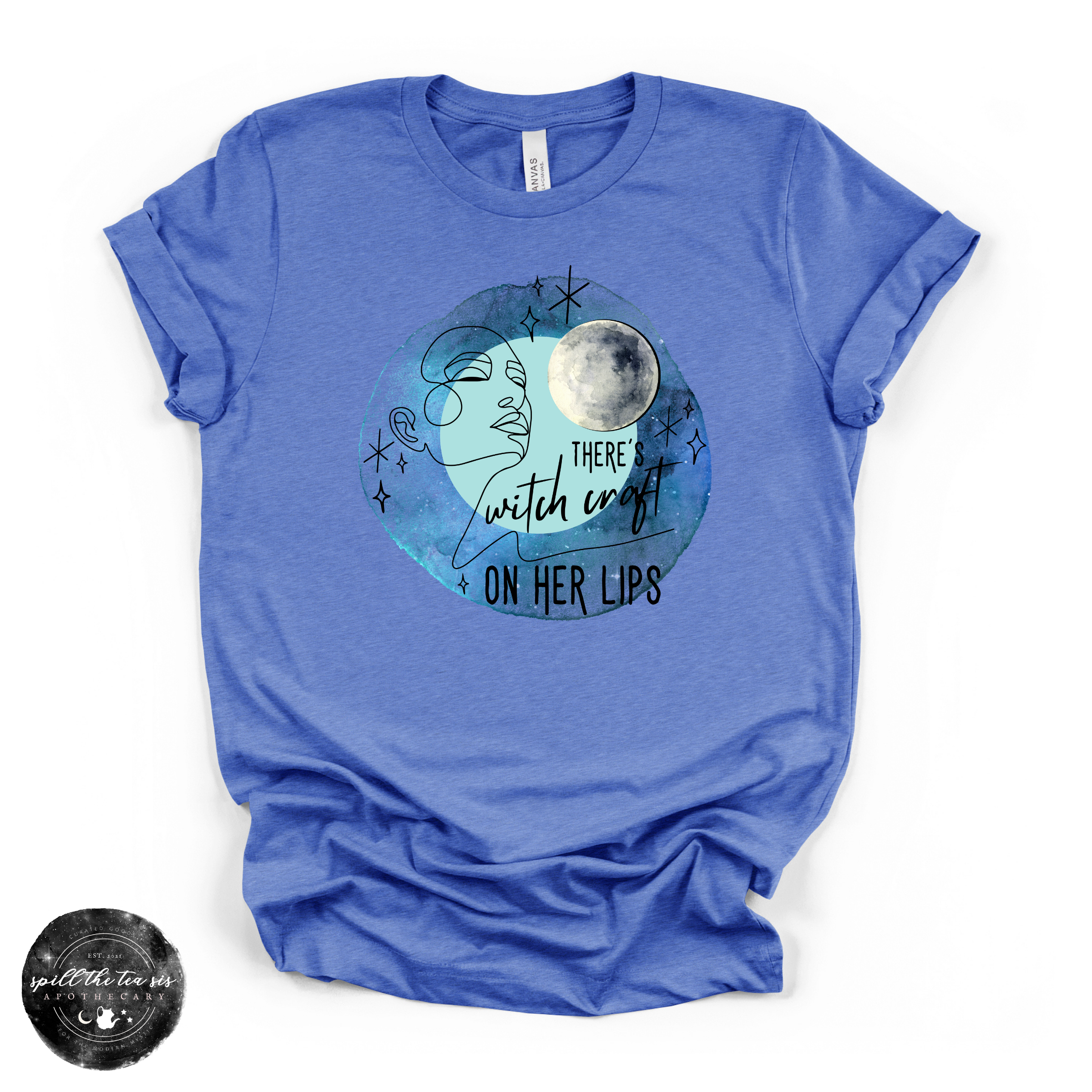 There’s Witchcraft on Her Lips Tee | Witchy Graphic T-Shirt