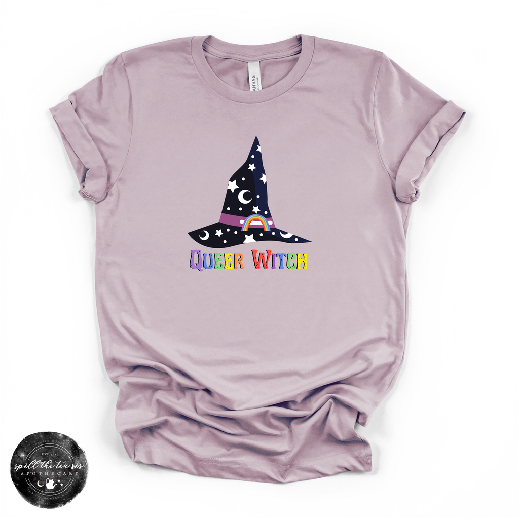 Queer Witch Tee | Pride Witchy Graphic T-Shirt